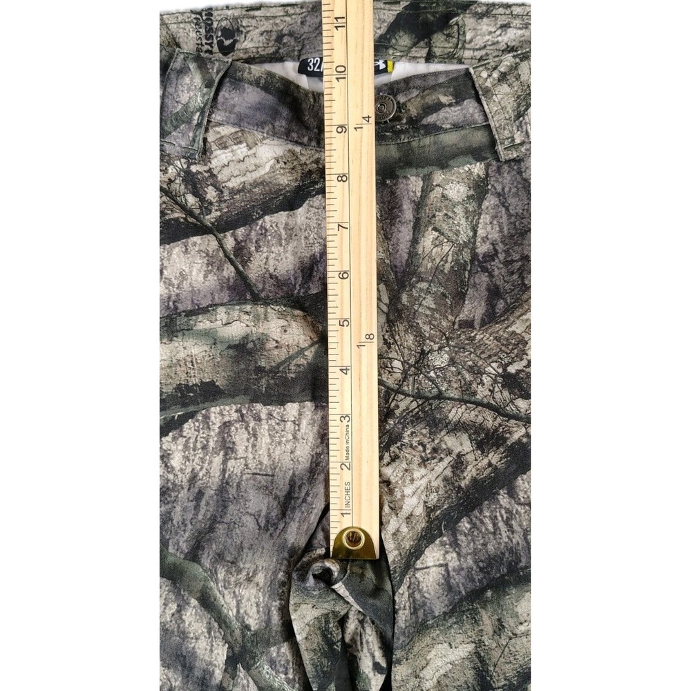 Under Armour Mossy Oak Treestand Camouflage Camo Hunt Camp Pants Mens 32X32 - Picture 10 of 16